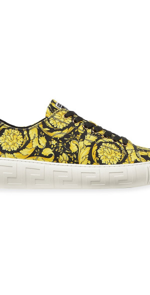 Versace Women's Greca Barocco Print Low-Top Sneakers