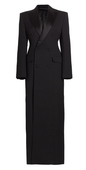 WARDROBE.NYC - Women's Sculpted Maxi Coat Dress