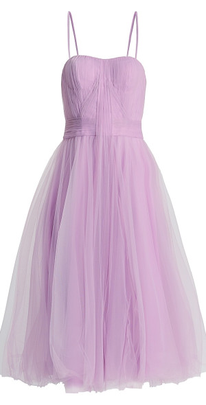Zac Posen - Women's Pleated Tulle Midi-Dress