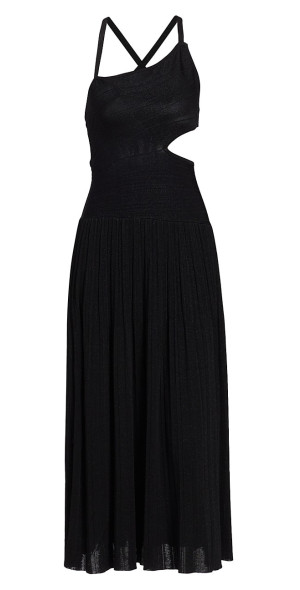 zimmermann cut out midi dress tropicana cut out midi dress