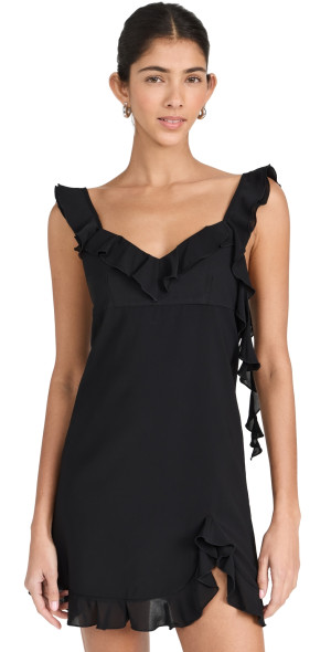 princess polly baby blue dress Elegant Black Tie Wedding Guest Outfit Inspiration