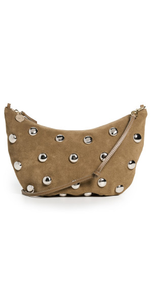 新品♡】クラネ clane MOON SUEDE STUDS BAG CLANE - スウェードレザー 