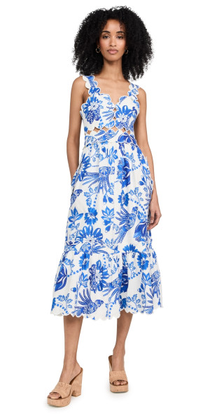 dress with white collar Maxi Dress with White Collar Details – shopaleena
