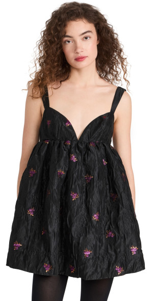 For Love & Lemons - Sachi Mini Dress Black M