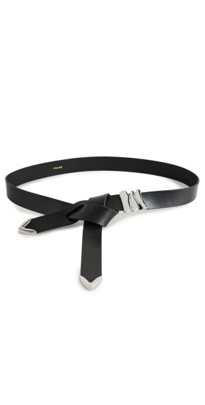 Frame Denim tri keeper waist belt Frame Organic Shape Tri Keeper Belt - Pony Hair | Garmentory main image 4