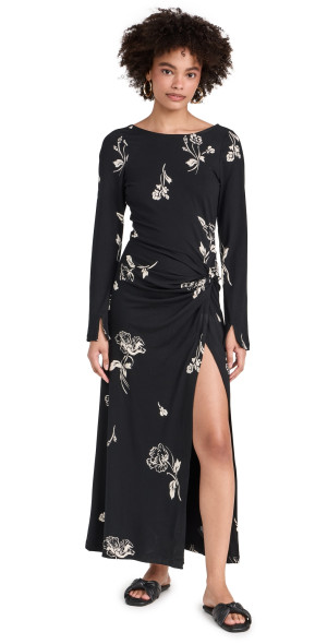 knee length dresses for ladies Free People Long Love Midi Dress – White Chocolate Couture main image 0