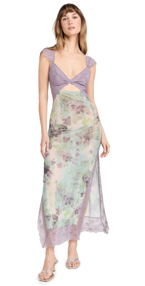 katrien maxi dress Caterina Maxi Dress — Dark Green Floral