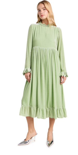 HORROR VACUI - Clara Dress Turquoise XS