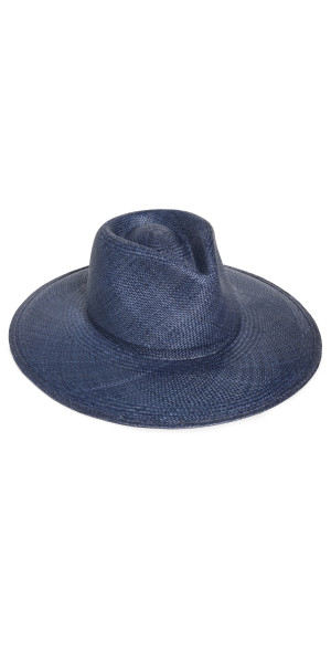 Janessa Leone - Tabitha Straw Hat Navy M display picture 2