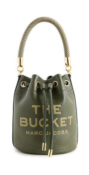 Marc Jacobs - The Leather Bucket Bag Forest One Size