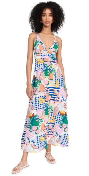 MINKPINK Al Fresco Dress Picnic Print XXL - Main Image