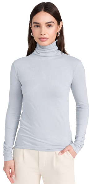 NSF - Wex Mock Neck Tee Ciel L