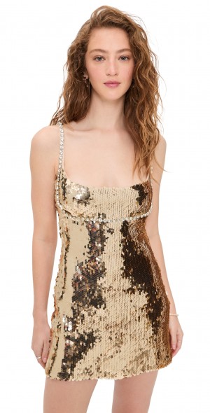 slim fit dress slacks BABEYOND Scoop Neck Sequin Plus Size Dress, Plus Size Dresses, Dark Green / Gold, 3XL