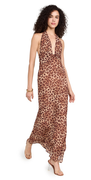 runaway the label brown maxi dress Tahlia Square Neck Maxi Dress Chocolate
