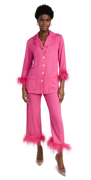 sleeper pink feather dress Sleeper | Dresses | The Sleeper Suzi Maxi Dress