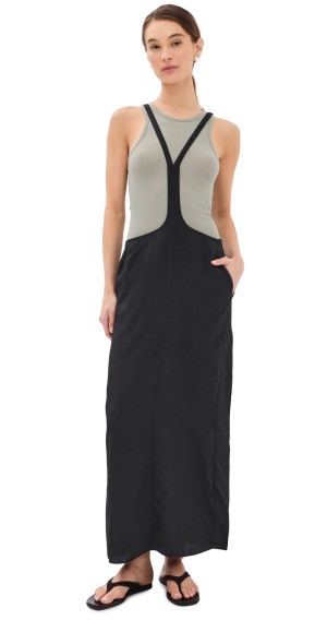 tibi sequin overall dress Splurge: Karlie Kloss's New York City Tibi Eclair Sequins Overall Dress