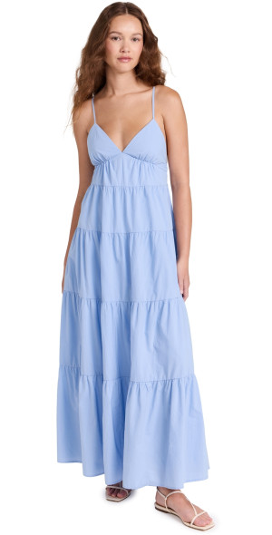 wayf dress for the occasion  @everyday.elyssa styles the Juliana midi, available @nordstrom #whoswearingWAYF A Shirred Hem Wayf | Dresses | Wayf