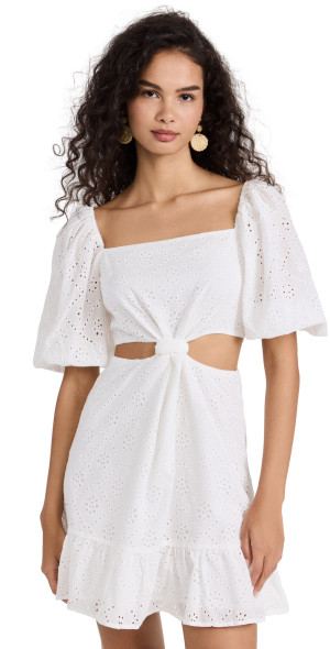 wayf cut out dress WAYF Plaza Cut Out Maxi Dress