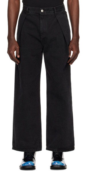 ADER error - Black Pleated Jeans
