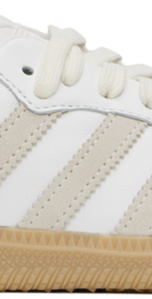adidas Originals - White & Beige Samba OG Sneakers
