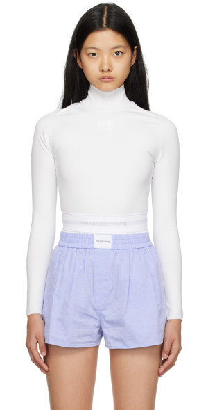 Alexanderwang White Half Sleeve