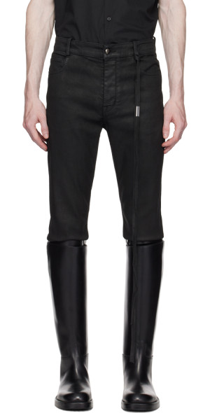Ann Demeulemeester - Black Waxed Jeans