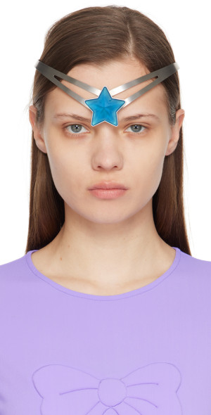 Ashley Williams - Silver & Blue Star Headband