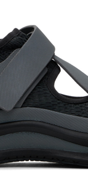 At.Kollektive - Black & Gray Nina Christen Edition Cluster X Sandals