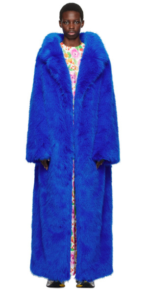 ジャケット・アウター BALENCIAGA fur coat navy F ジャケット・アウター BALENCIAGA fur coat navy F BALENCIAGA