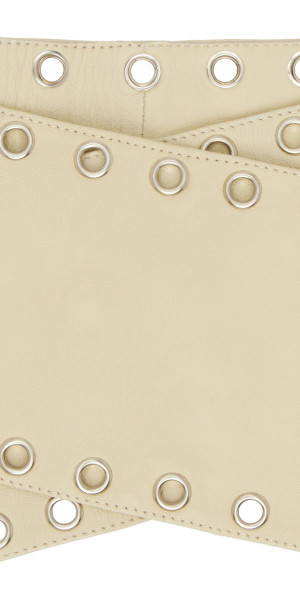 Belle Anna Cream Dilara Belt goat skin with Grommets Belle Anna Dilara Belt in Black | Lyst main image 4