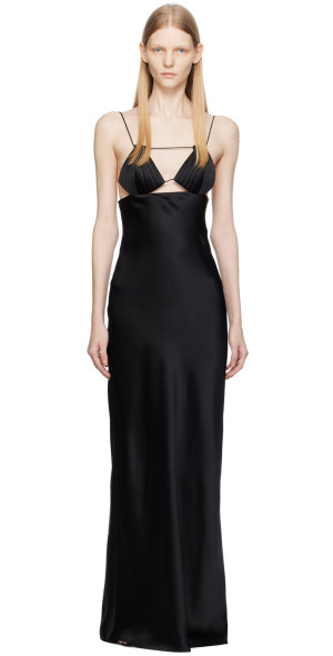 BEVZA - Black Mermaid Maxi Dress
