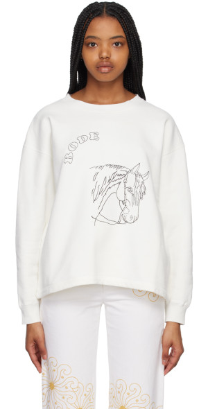 BODEPONY BODE PONY APPLIQUE CREWNECK APPLIQUE CREWNECK