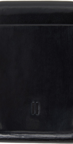 Boris Bidjan Saberi - Black Leather Card Holder