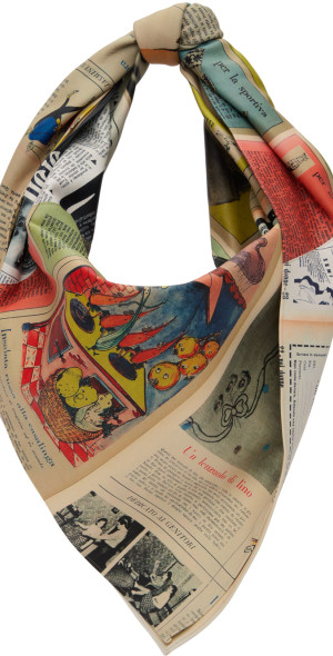 BOTTEGA VENETA フラワー刺繍パース Bottega Veneta - Multicolor Foulard Bag