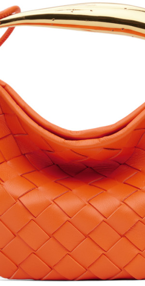 Bottega Veneta Orange Mini Sardine Bag