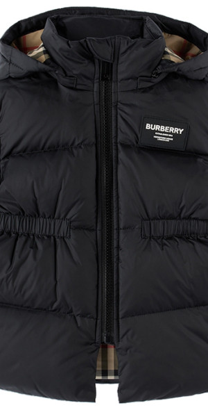 Burberry Baby Black Horseferry Down Jacket