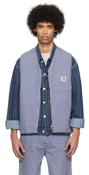 Carhartt Work In Progress Blue Arbor Vest