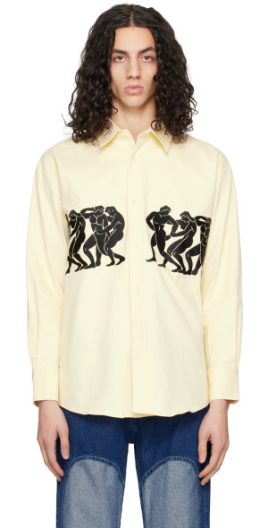 Carne Bollente - SSENSE Exclusive Beige 101 Fornications Shirt