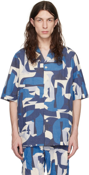 CASEY CASEY - Blue Bowling Shirt