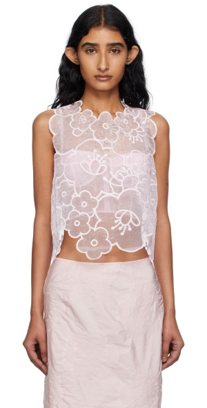 Cecilie Bahnsen - Pink Blake Tank Top