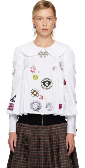 CHOPOVA LOWENA rocket blouse ブラウス Chopova Lowena - White Alibi Blouse