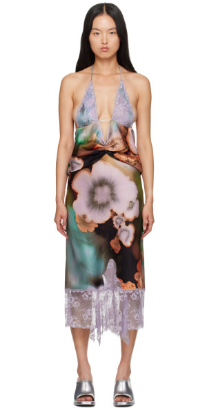 collina strada satin floral dress Desigual Women's Collina Strada satin floral dress