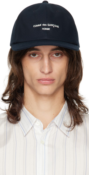 COMME des GARCONS HOMME’ LOGO CAP ネイビー COMME des GARCONS HOMME LOGO CAP ネイビー紺