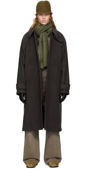 COOR - Gray Cashmere-Blend Balmacaan Coat