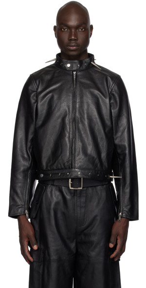 ジャケット・アウター Deadwood / Velar Spike Leather Jacket Deadwood - Black Velar Spike Leather Jacket