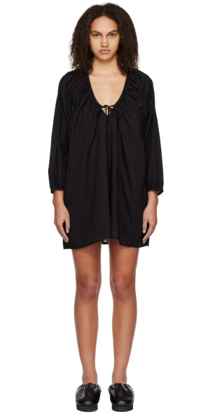 knee length dresses for ladies Deiji Studios Chocolate Light Mini Dress – Dear Society main image 1