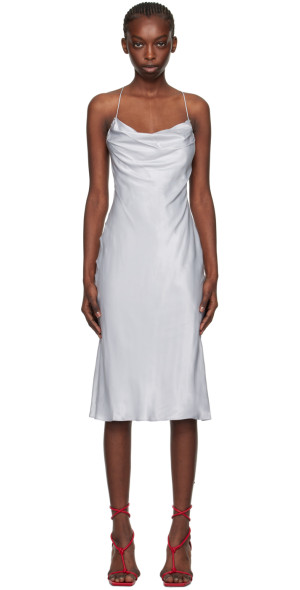 Dion Lee - Blue Rivet Cowl Midi Dress