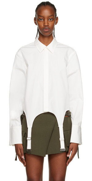 Dion Lee - White Garter Shirt Dion Lee - White Garter Shirt