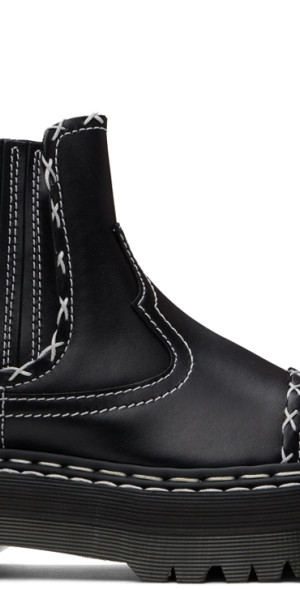 Dr. Martens - Black 2976 Gothic Americana Quad Chelsea Boots