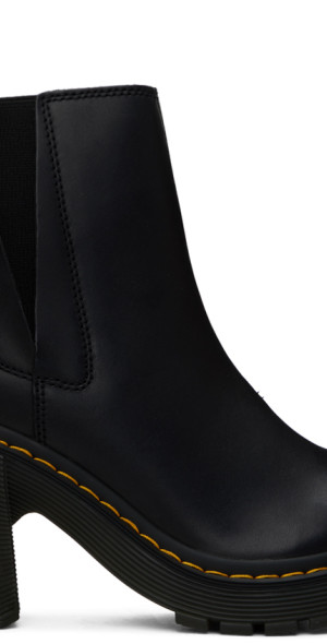 spence leather flared heel chelsea boots